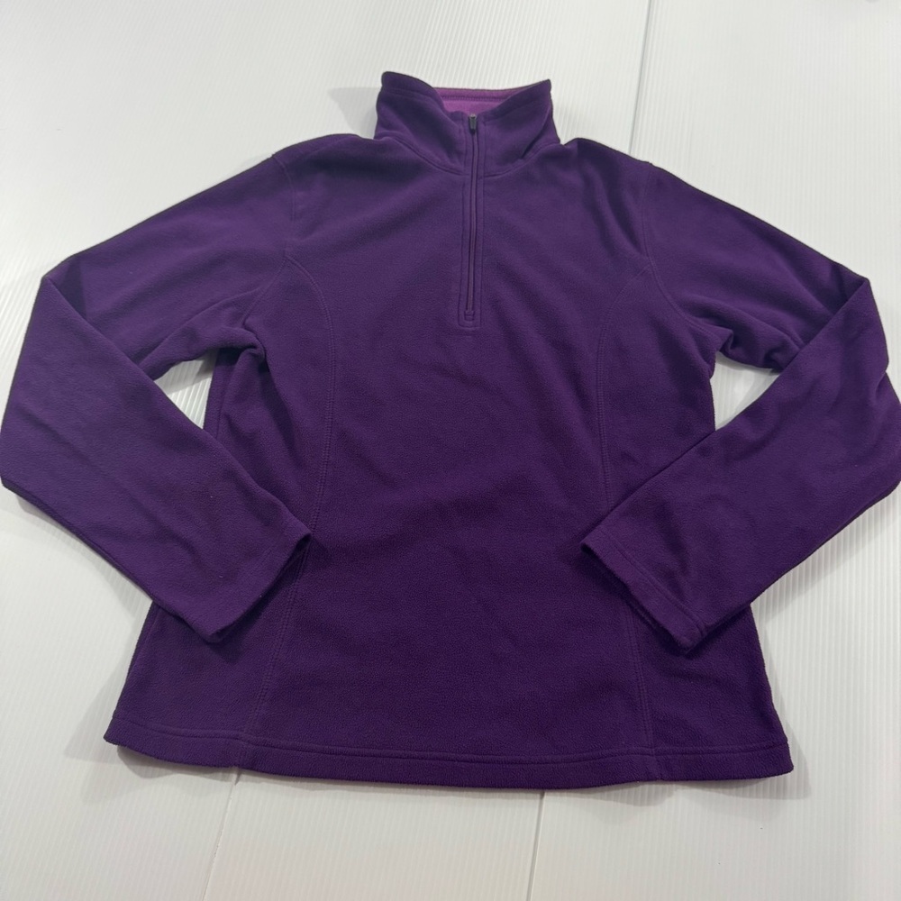 535. Lands' End Women's Deep Purple Turtleneck Sweater (S 6-8)
